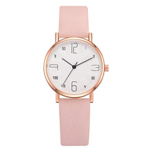 Load image into Gallery viewer, Women Watches Luxury Brand Fashion Leather Strap Round Dial Digital Watch Ladies Quartz Wristwatches Clock Girl Montre Femme 533