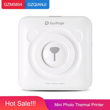 Load image into Gallery viewer, Portable Thermal Bluetooth Printer 58mm Mini Wireless POS Thermal Picture Photo Printer for Android IOS Mobile Phone