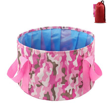 Load image into Gallery viewer, Multi-Purpose Outdoor Travel Portable Folding Bucket Foot Bucket Washbasin Camping Bucket Enlarged