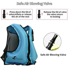 Load image into Gallery viewer, Adult Inflatable Swim Life Vest Jacket Snorkeling Floating Device Swimming Drifting Surfing Survival Water Sports Life Saving