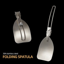 Load image into Gallery viewer, Outdoor Folding Frying Spatula; Portable 304 Stainless Steel