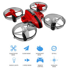 Load image into Gallery viewer, L6082 RC Drone Airplane Hovercraft 3 in 1 Quadcopter Headless Mode Glider Airship 2.4G Multi-functional RC Boat Remote Kids Toys