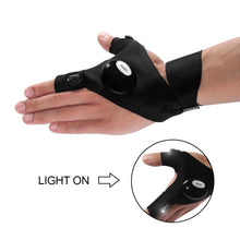Load image into Gallery viewer, Fishing Magic Strap LED Light Fingerless Glove Flashlight Torch Cover Auto Repair Outdoor Camping Hiking  Luminous