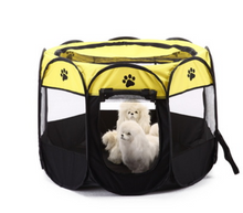 Load image into Gallery viewer, 8-side Foldable Pet tent Dog House Cage Dog Cat Tent Playpen Puppy Kennel Easy Operation Octagonal Fence