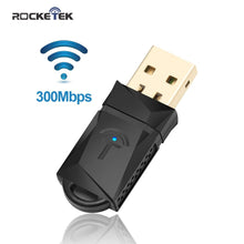 Load image into Gallery viewer, Rocketek 300Mbps wireless USB WiFi adapter/Utral-Fast External wireless wi-fi receiver/Portable network card 802.11n/a/g Dongle