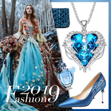 Load image into Gallery viewer, Cdyle Angel Wings Fashion Necklace Crystals from Swarovski Jewelry