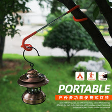 Load image into Gallery viewer, Outdoor Camping Tent Lamp Hook Bold Multi-Function Gas Lamp Hook S-Type Spiral Hook Double Pig Tail Hanger