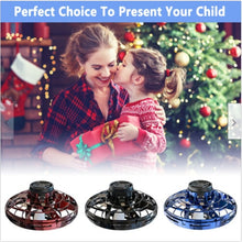 Load image into Gallery viewer, Flynova Athletic antistress hand mini flying toy Gyro rotator drone UFO led fidget finger spinner Rotary child christmas gift