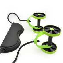 Load image into Gallery viewer, Muscle Exercise Fitness Equipment Double Wheel Abdominal Power Wheel Ab Roller Gym Roller Trainer Training
