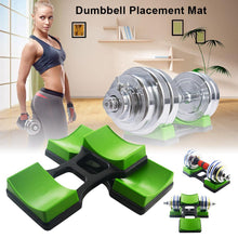 Load image into Gallery viewer, 1Pair Dumbbell Bracket Dumbbell Placement Frame Stand Floor Protection Fitness Training Device For Household
