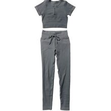 Load image into Gallery viewer, Seamless Workout Yoga Set SportHigh Waist Leggings Crop Top Athletic Outfits For Women Sportswear Sports Bra Running Shorts Sets