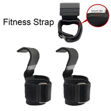 Load image into Gallery viewer, 2Pcs Weight Lifting-Hook Hand-Bar Wrist Straps Glove Weightlifting Strength Training Gym Fitness Hook Weight Lifting Gloves