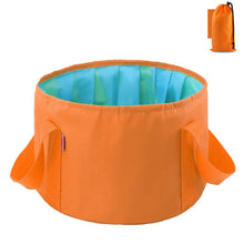 Load image into Gallery viewer, Multi-Purpose Outdoor Travel Portable Folding Bucket Foot Bucket Washbasin Camping Bucket Enlarged