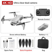 Load image into Gallery viewer, L900 pro 4K HD dual camera with GPS 5G WIFI FPV real-time transmission brushless motor rc distance 1.2km professional drone