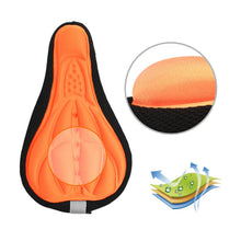 Load image into Gallery viewer, Mountain Bike Cycling Thickened Extra Comfort Ultra Soft Silicone 3D Gel Pad Cushion Cover Bicycle Saddle Seat