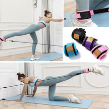 Load image into Gallery viewer, Resistance Bands with Ankle Straps Cuff with Cable for Attachment Booty Butt Thigh Leg Pulley Strap Lifting Fitness Exercise