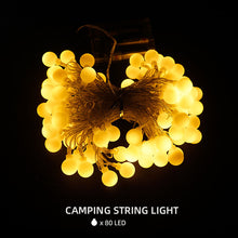 Load image into Gallery viewer, Outdoor Camping LED Small String Lights Canopy Tent Lights Waterproof Warm Light Atmosphere Lights Camping Lights String Party Decoration Lights