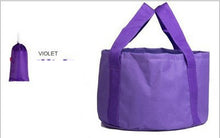 Load image into Gallery viewer, Multi-Purpose Outdoor Travel Portable Folding Bucket Foot Bucket Washbasin Camping Bucket Enlarged