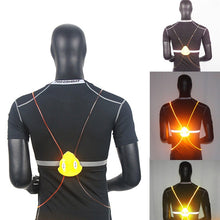Load image into Gallery viewer, 360 Reflective LED Flashing Vest; High Visibility For Night Jogging, Bicycle Riding