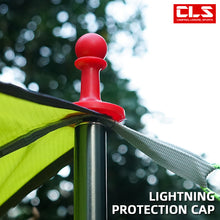Load image into Gallery viewer, Canopy Pole Lightning Protection; Hat Camping Tent Support Pole Insulation