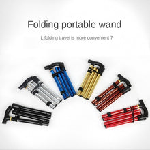 Load image into Gallery viewer, Lightweight Foldable Foldable Quick Lock Trekking Rod Hiking Pole Cross-country Running Cane Aluminum Foldable Cane