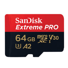 Load image into Gallery viewer, Original Sandisk Extreme Pro Micro SD Card up to 170MB/s A2 V30 U3 64GB 128GB Sandisk TF Card Memory Card With SD Adapter