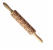 Load image into Gallery viewer, Christmas Engraved Roller Reindeer Snowflake Embossing Rolling Pin Cookies Noodle Biscuit Fondant Cake Dough walek do ciasta FB