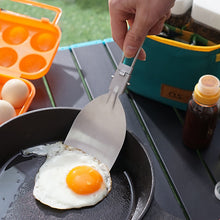 Load image into Gallery viewer, Outdoor Folding Frying Spatula; Portable 304 Stainless Steel