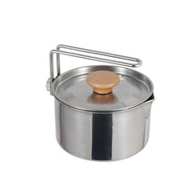 Load image into Gallery viewer, Outdoor Multi-Function 304 Stainless Steel Kettle Mountaineering Portable Coffee Pot Foldable Fishing Camping Pot Teapot