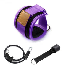 Load image into Gallery viewer, Resistance Bands with Ankle Straps Cuff with Cable for Attachment Booty Butt Thigh Leg Pulley Strap Lifting Fitness Exercise