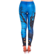 Load image into Gallery viewer, Haunt The House ; Women's Leggings; Digital Print, Fitness Pants, Plus Size Pants