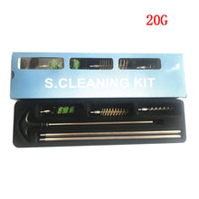 Load image into Gallery viewer, 6Pcs/Set Tactical 12 GA 16 GA 20 GA 410 GA Gauge Hunting Gun Cleaning Set Rod Brush Rifle Pistol Tube Barrel Cleaning Kit Tool