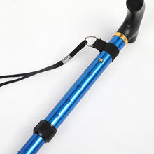 Load image into Gallery viewer, Lightweight Foldable Foldable Quick Lock Trekking Rod Hiking Pole Cross-country Running Cane Aluminum Foldable Cane
