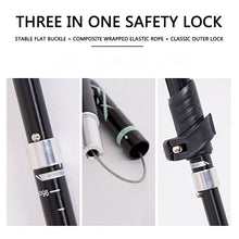 Load image into Gallery viewer, Alpine stick aluminum alloy folding ultra light and ultra short telescopic outdoor hand stick walking mountain with 5 poles