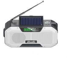 Load image into Gallery viewer, Outdoor Emergency Radio Bluetooth Speaker Solar Hand Flashlight Mobile Charging 5000 Mah Large Capacity