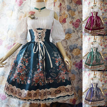 Load image into Gallery viewer, New Retro Suspenders Temperament Slim Dress European And American Popular Princess Dress