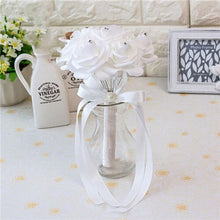 Load image into Gallery viewer, New Arrival 20 Colors Flower Wedding Bouquet with Ribbon Handmade Artificial Crystals Handle Bridal Bouquet Buque de Noiva