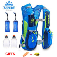 Load image into Gallery viewer, AONIJIE Running Marathon Hydration Nylon 5.5L Outdoor Running Bags Hiking Backpack Vest Marathon Cycling Backpack