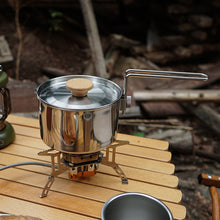 Load image into Gallery viewer, Outdoor Multi-Function 304 Stainless Steel Kettle Mountaineering Portable Coffee Pot Foldable Fishing Camping Pot Teapot
