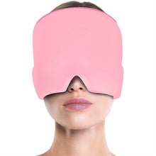 Load image into Gallery viewer, Migraine Relief Hat Ice Pack Headache Relief Gel Eye Mask Cold Therapy Migraine Face Mask Elastic Bag
