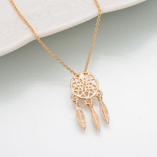 Load image into Gallery viewer, New fashion dream catcher series Jewelry necklace Exquisite alloy hollow pendant necklace Popular chain collares Gifts Women