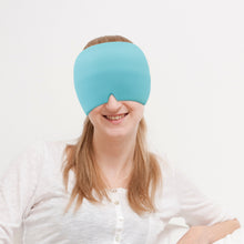 Load image into Gallery viewer, Migraine Relief Hat Ice Pack Headache Relief Gel Eye Mask Cold Therapy Migraine Face Mask Elastic Bag
