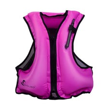 Load image into Gallery viewer, Adult Inflatable Swim Life Vest Jacket Snorkeling Floating Device Swimming Drifting Surfing Survival Water Sports Life Saving
