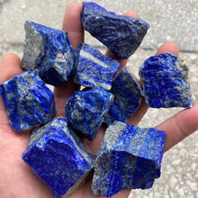 Load image into Gallery viewer, Natural Lapis Lazuli Rough Stones Healing Quartz Crystal; Afghanistan
