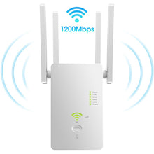 Load image into Gallery viewer, 5Ghz WiFi Repeater Dual Band 2.4G& 5G Wireless Wifi Extender 1200Mbps Wi-Fi Amplifier wireless Access Point