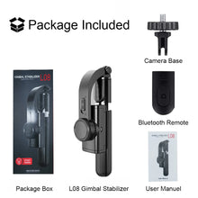 Load image into Gallery viewer, Universal Handheld Gimbal Smartphone Stabilizer for Selfie Stick; Stable Recording