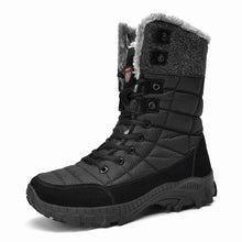Load image into Gallery viewer, Men Winter Snow Boots; Super Warm; Outdoors Hiking ; High Quality Waterproof Leather High Top