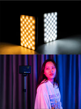 Load image into Gallery viewer, Ulanzi VL120 RGB LED Video Light; Full Color Rechargeable 3100mAh Dimmable 2500-9000K Lamp