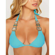 Load image into Gallery viewer, Bikinis Swimsuit With Rhinestones; Solid Color; Today's Splash 2022