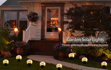 Load image into Gallery viewer, Solar Lamps; Cracked Glass; Round Ball Lights; Outdoor Waterproof LED